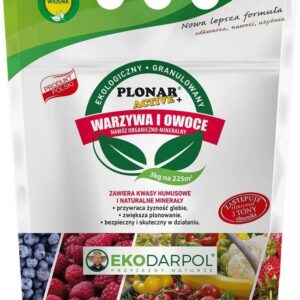 Nawóz Plonar Active Do Warzyw i Owoców – Zastępuje Obornik – 3 kg Ekodarpol