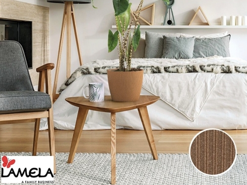 Osłonka Doniczka Ø220mm Magnolia Eco Wood Jumper – Zielony Leśny – Lamela