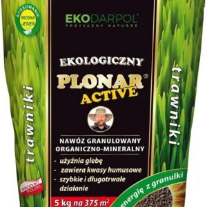 Nawóz Plonar Active Do Trawników – Ekologiczny Granulowany – 5 kg Ekodarpol